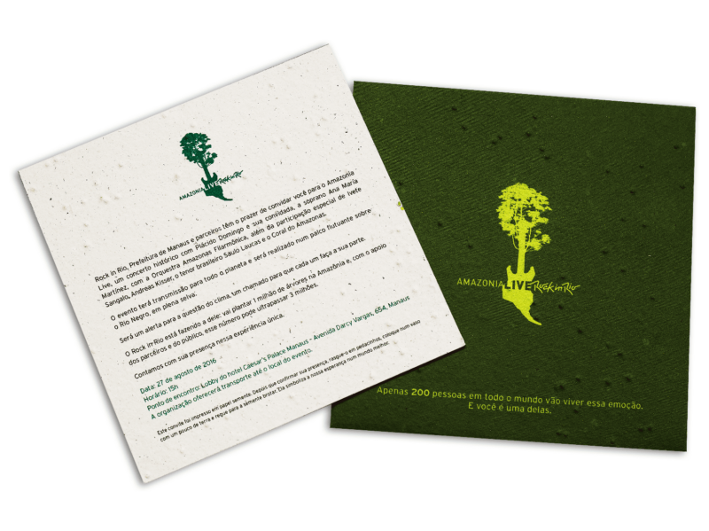 convite com envelope