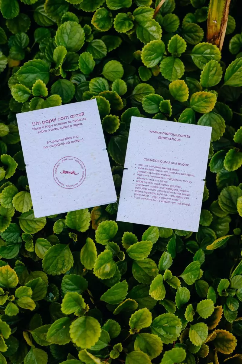Porta Bijuterias para Loja Sustentável | Papel Semente