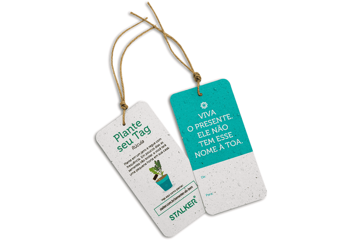 Tag Ecológico da Papel Semente