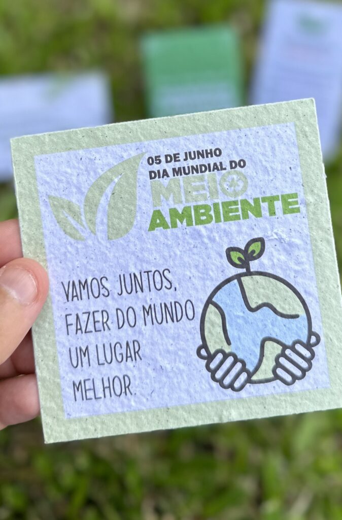 cartão dia do Meio Ambiente