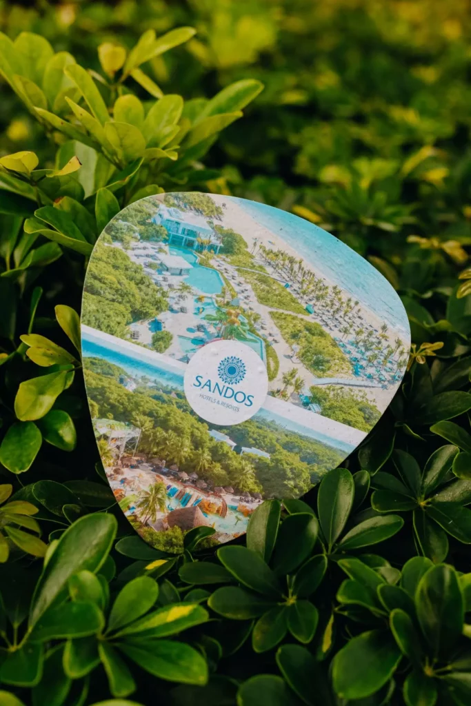 Leque de papel sustentável