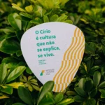 Leque de papel sustentável