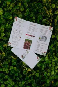 convite de casamento plantável